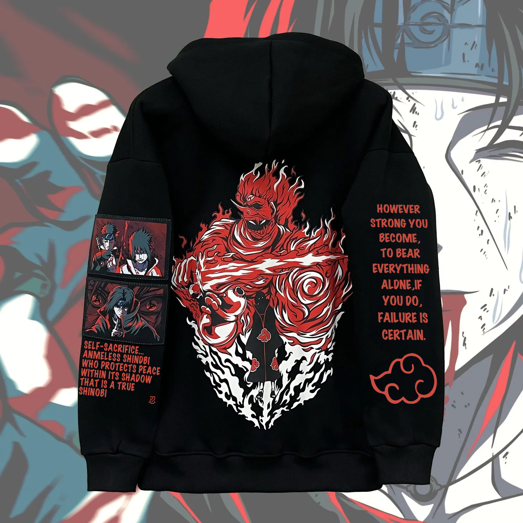 Naruto Itachi Oversized Hoodie