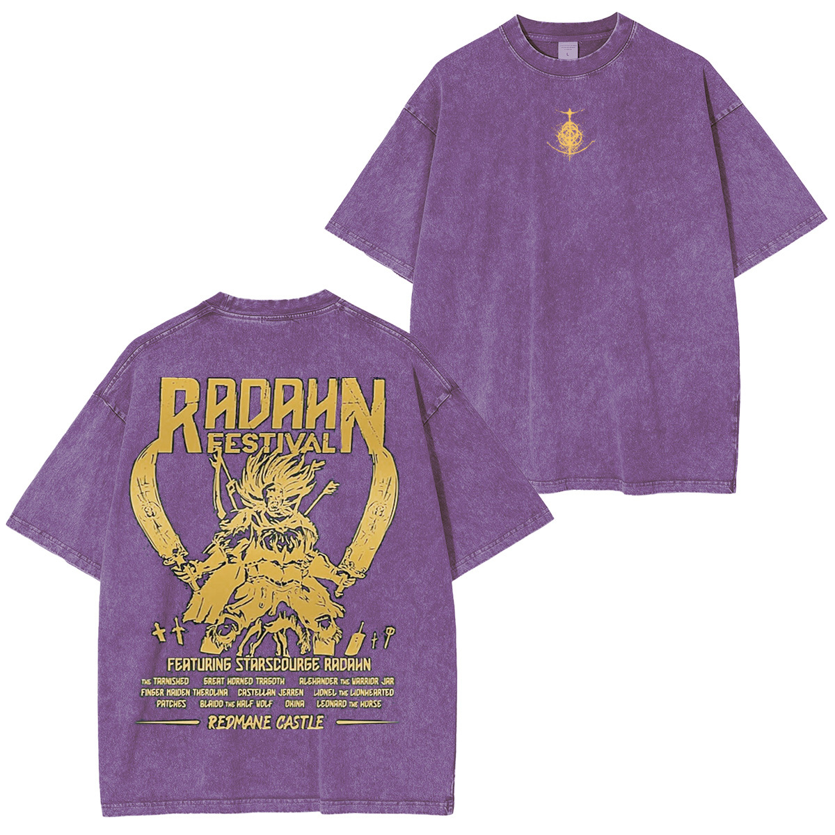 Starscourge Radahn Elden Ring Vintage Washed Unisex T-Shirt