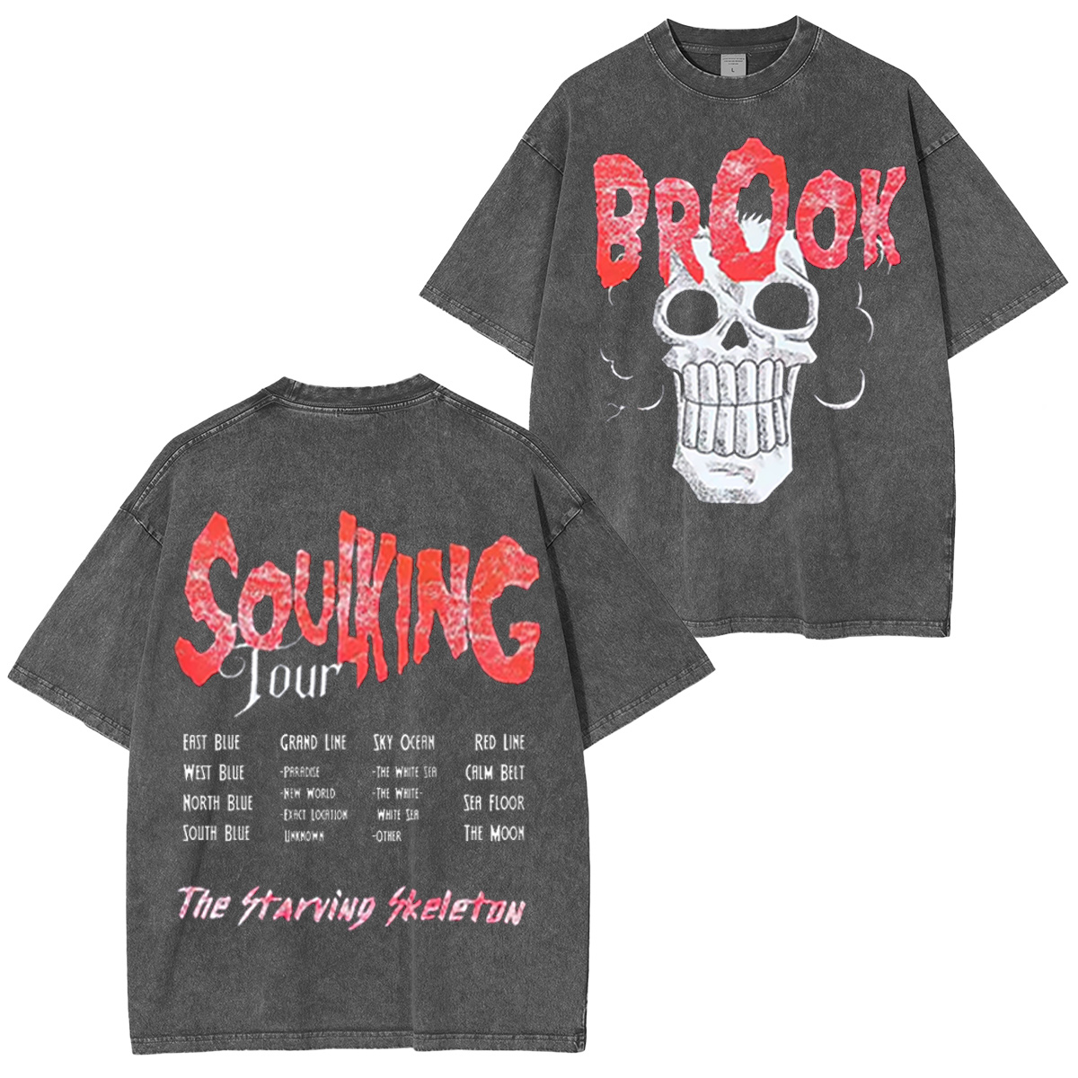 Brook One Piece Vintage Washed T-shirt/Crewneck/Hoodie