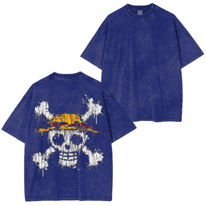 Luffy One Piece Washed T-shirt/Crewneck/Hoodie