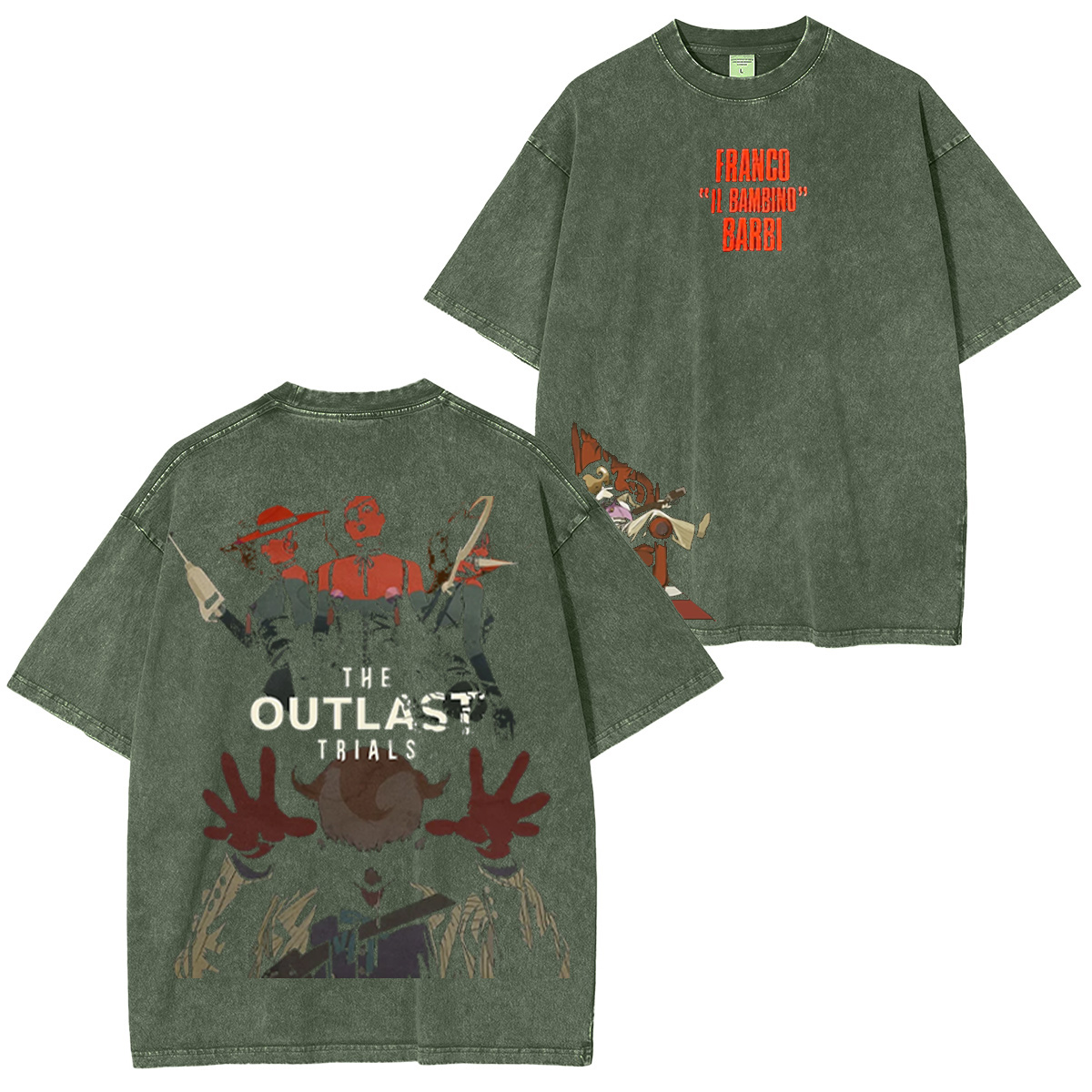 The Outlast Trials Vintage Washed T-shirt/Crewneck/Hoodie