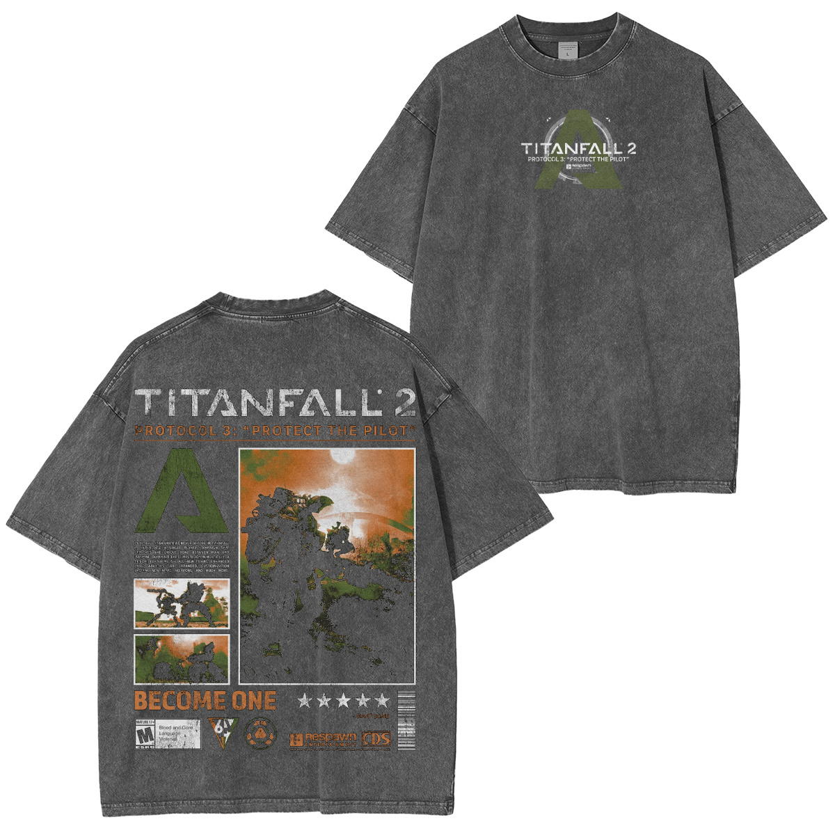 Titanfall 2 Washed T-shirt/Crewneck/Hoodie