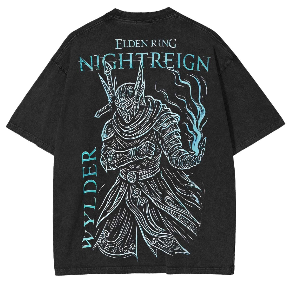 Elden Ring Nightreign Vintage Washed Unisex T-Shirt