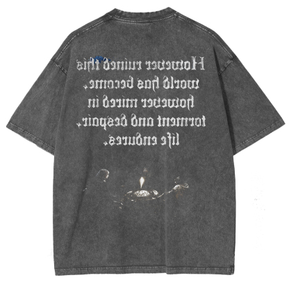 Elden Ring - Life Endures Vintage Game Washed Unisex T-Shirt