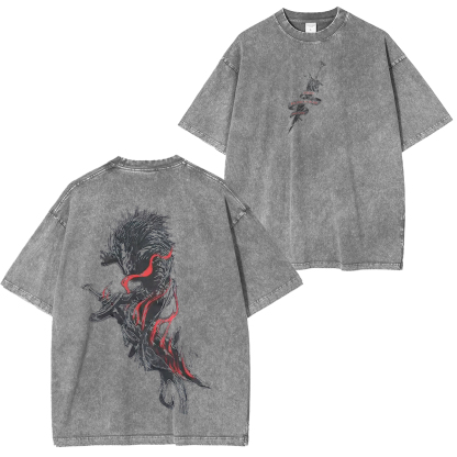 Elden Ring The dragon warrio Vintage Washed Unisex T-Shirt