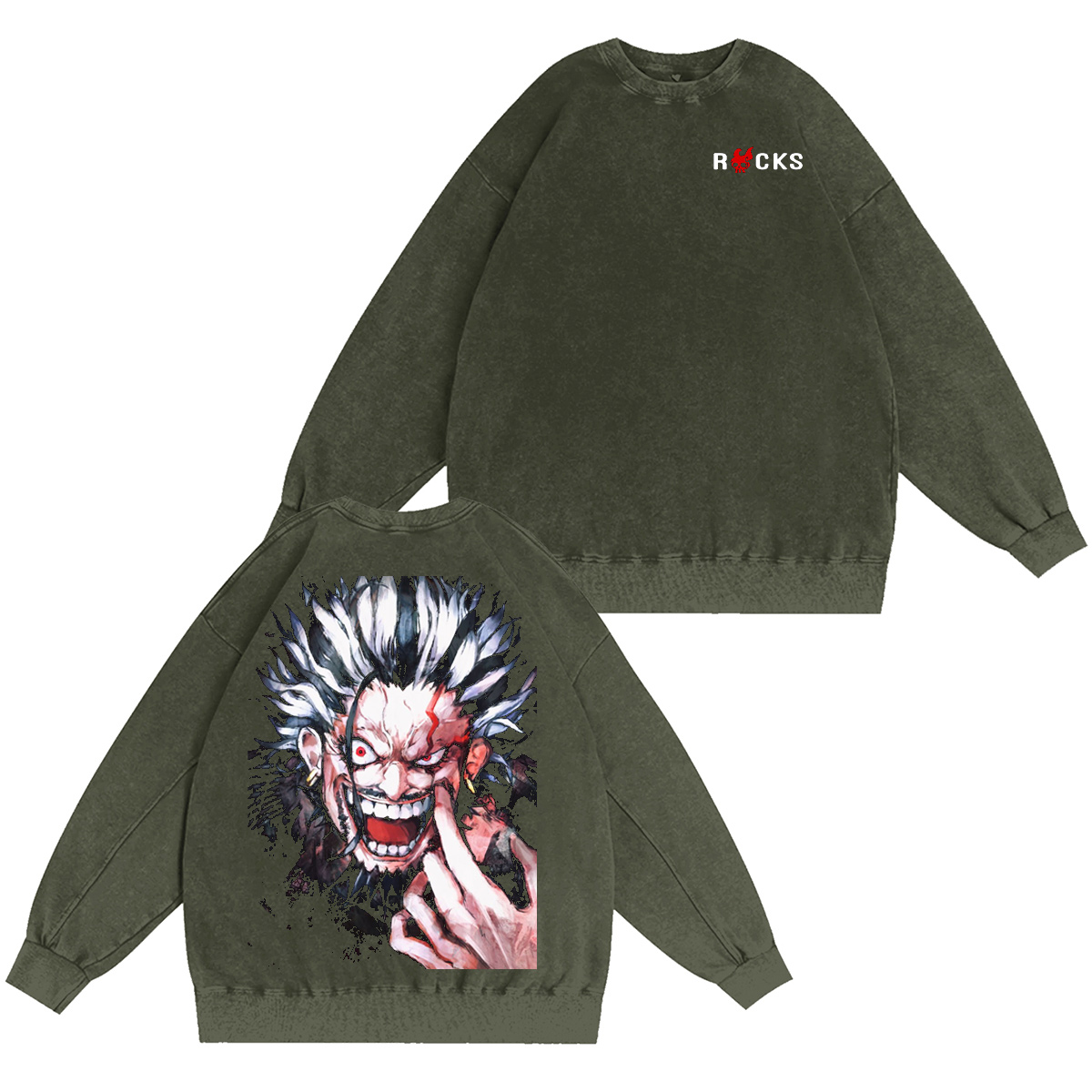 Rocks D Xebec One Piece Vintage Washed T-shirt/Crewneck/Hoodie