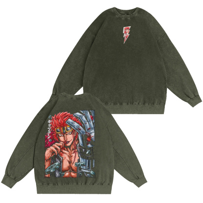 Eustass Kid One Piece Washed T-shirt/Crewneck/Hoodie