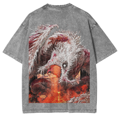 Elden Ring Evil Vintage Washed Unisex T-Shirt