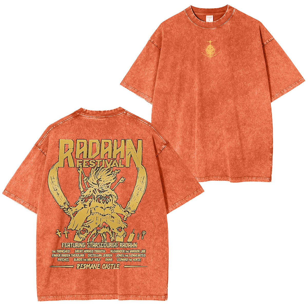 Starscourge Radahn Elden Ring Vintage Washed Unisex T-Shirt
