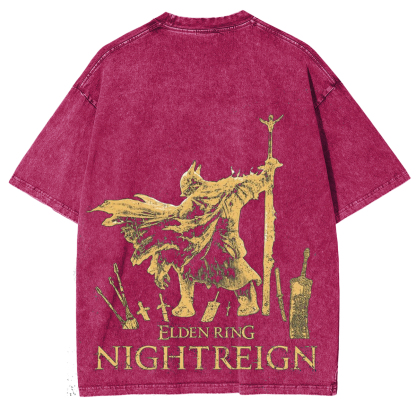 Elden Ring Nightreign Vintage Washed Unisex T-Shirt