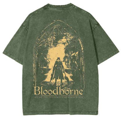 Hidetaka Miyazaki's Bloodborne Soulsborne Vintage Unisex Anime T-shirt