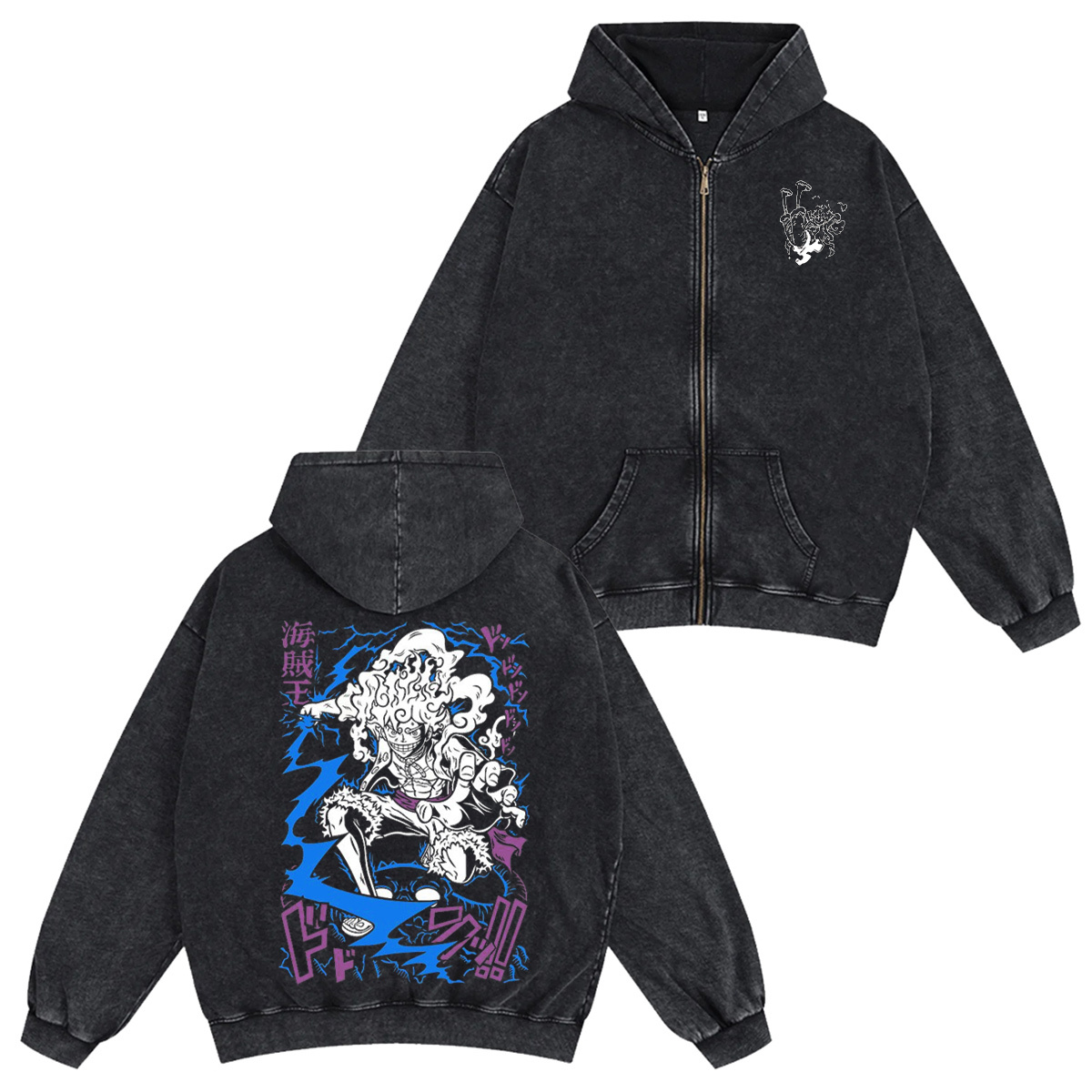 Luffy One Piece Washed T-shirt/Crewneck/Hoodie