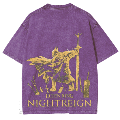 Elden Ring Nightreign Vintage Washed Unisex T-Shirt