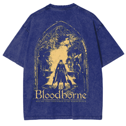 Hidetaka Miyazaki's Bloodborne Soulsborne Vintage Unisex Anime T-shirt