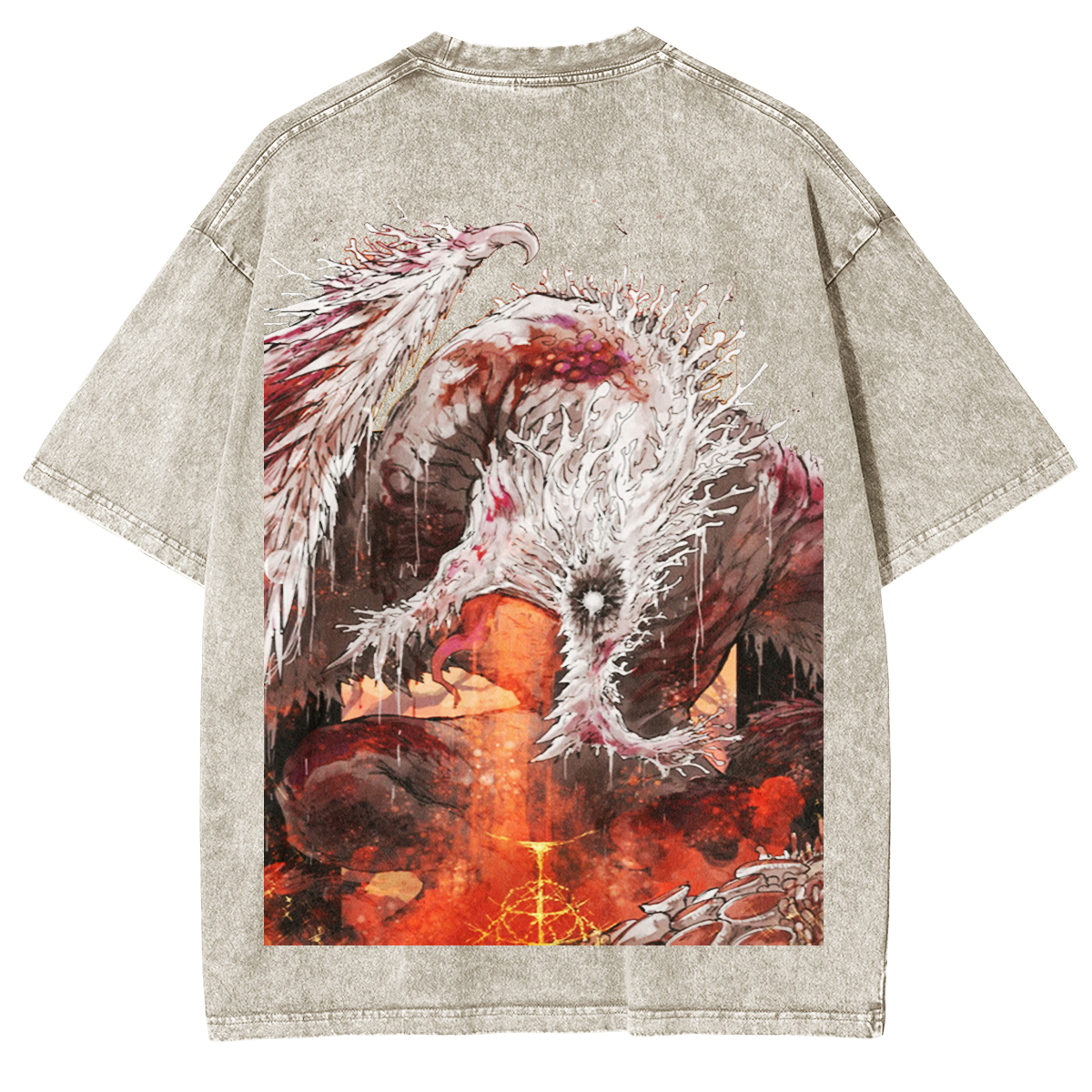 Elden Ring Evil Vintage Washed Unisex T-Shirt