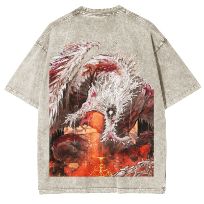 Elden Ring Evil Vintage Washed Unisex T-Shirt