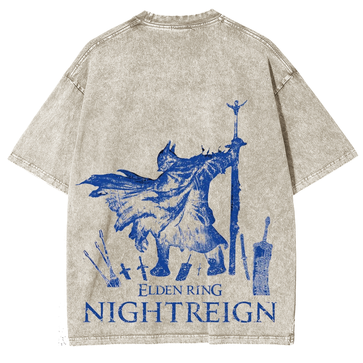 Elden Ring Nightreign Vintage Washed Unisex T-Shirt