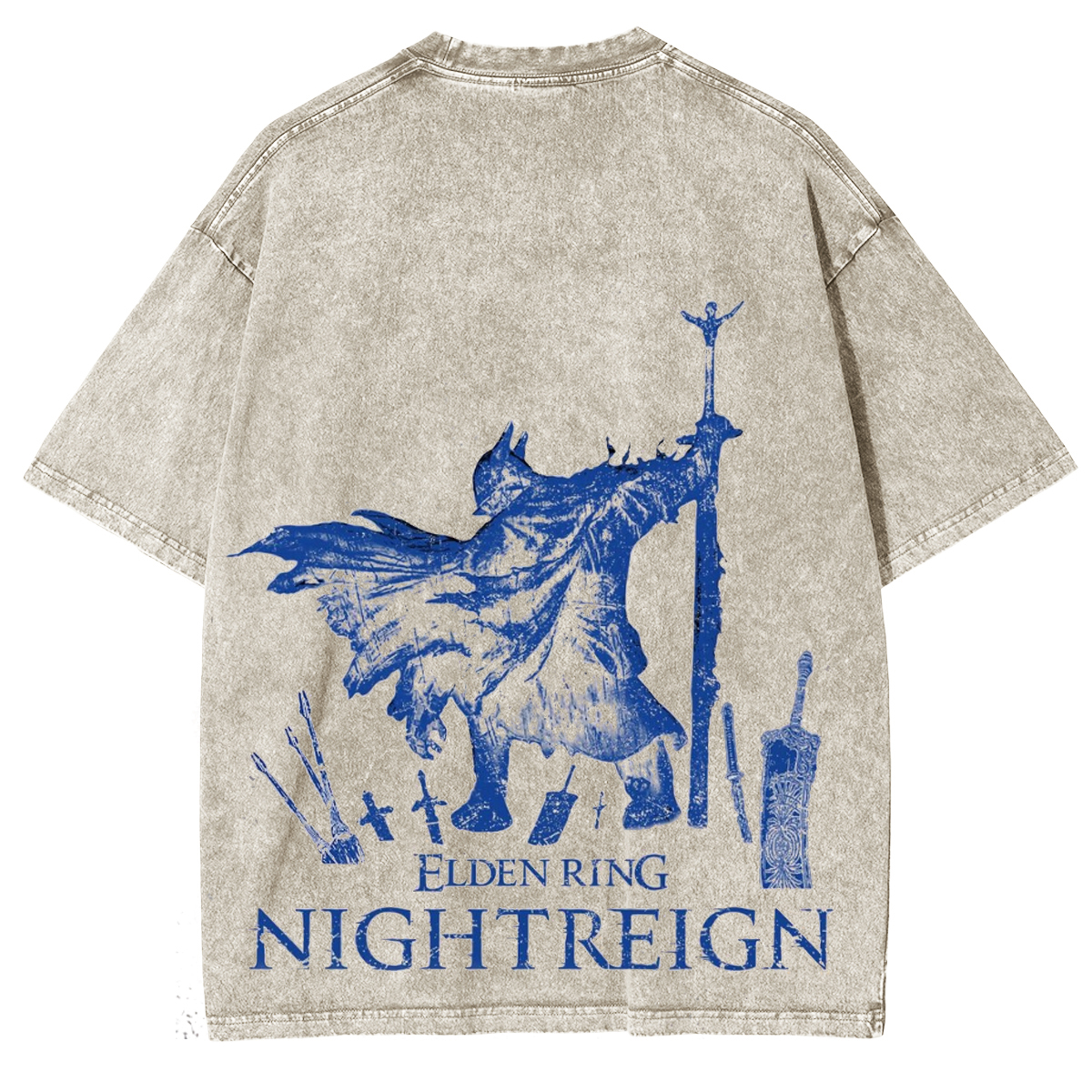 Elden Ring Nightreign Vintage Washed Unisex T-Shirt