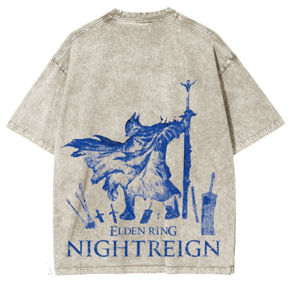 Elden Ring Nightreign Vintage Washed Unisex T-Shirt