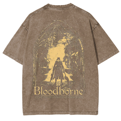 Hidetaka Miyazaki's Bloodborne Soulsborne Vintage Unisex Anime T-shirt