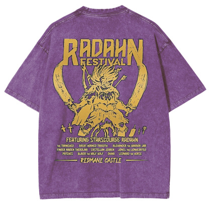 Starscourge Radahn Elden Ring Vintage Washed Unisex T-Shirt