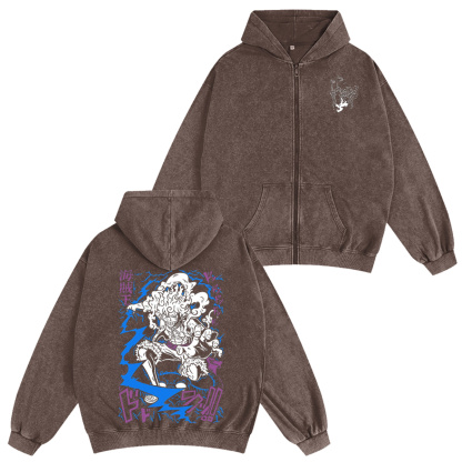 Luffy One Piece Washed T-shirt/Crewneck/Hoodie