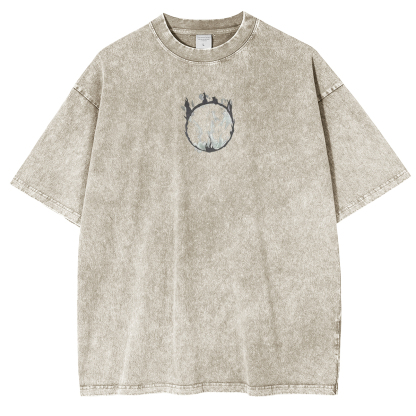 Dark Souls Great Grey Wolf Sif Vintage Washed Unisex T-Shirt