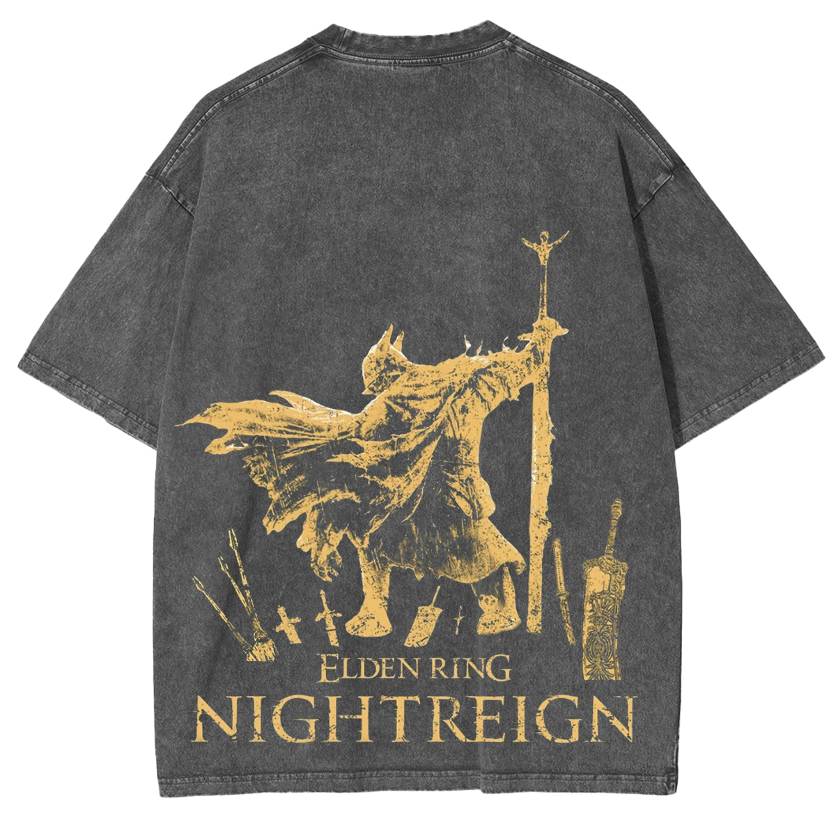 Elden Ring Nightreign Vintage Washed Unisex T-Shirt