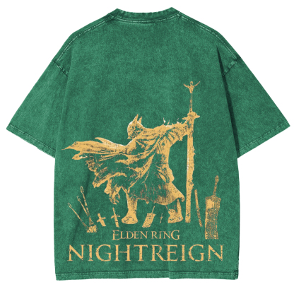Elden Ring Nightreign Vintage Washed Unisex T-Shirt