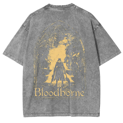 Hidetaka Miyazaki's Bloodborne Soulsborne Vintage Unisex Anime T-shirt