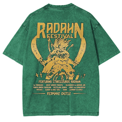 Starscourge Radahn Elden Ring Vintage Washed Unisex T-Shirt