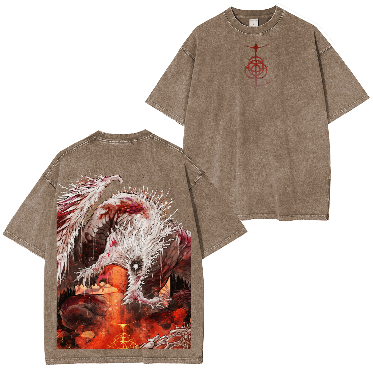 Elden Ring Evil Vintage Washed Unisex T-Shirt