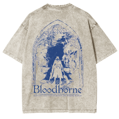 Hidetaka Miyazaki's Bloodborne Soulsborne Vintage Unisex Anime T-shirt