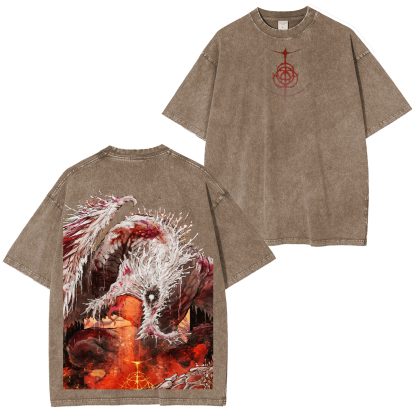 Elden Ring Evil Vintage Washed Unisex T-Shirt