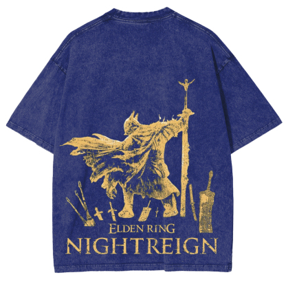 Elden Ring Nightreign Vintage Washed Unisex T-Shirt