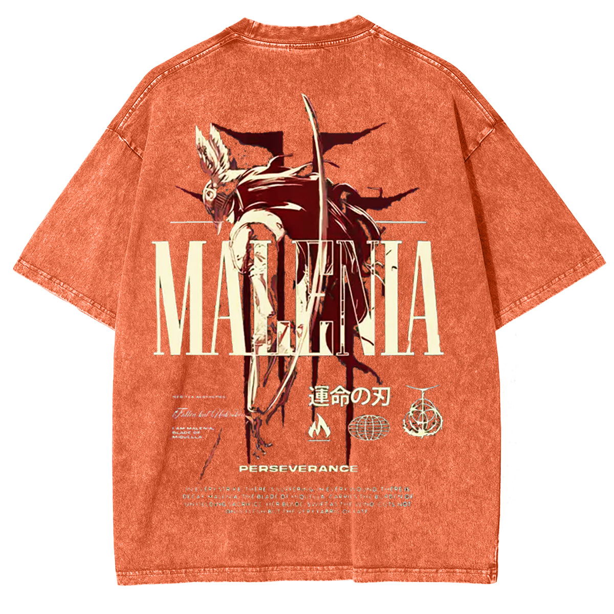 Cursed Goddess Back Elden Ring Vintage Washed Unisex T-Shirt