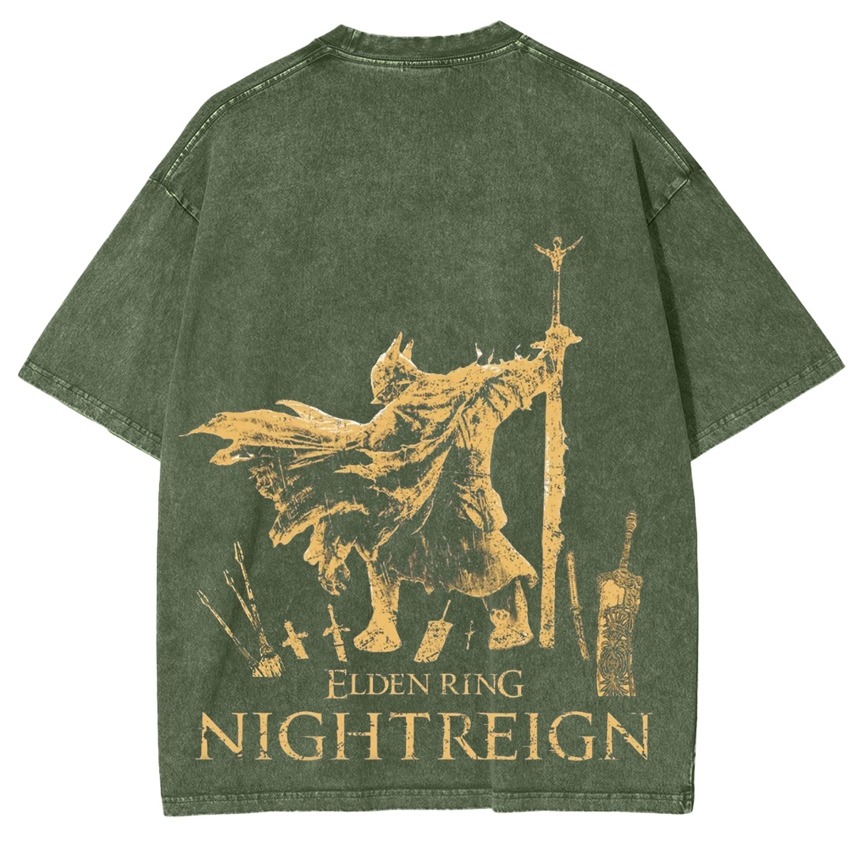 Elden Ring Nightreign Vintage Washed Unisex T-Shirt