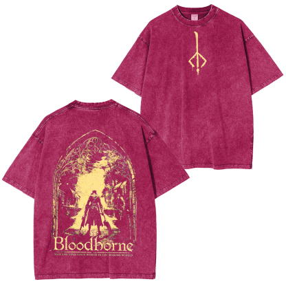 Hidetaka Miyazaki's Bloodborne Soulsborne Vintage Unisex Anime T-shirt
