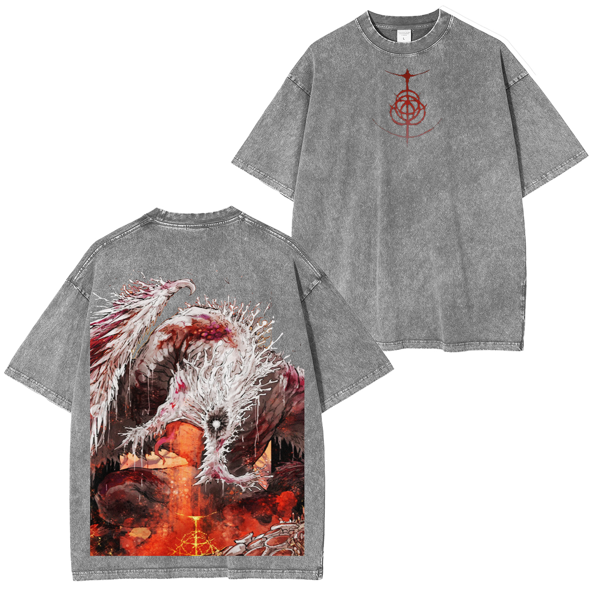 Elden Ring Evil Vintage Washed Unisex T-Shirt