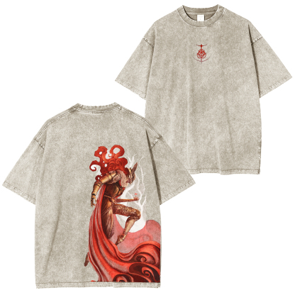 [Copy]Eldenring Radahn Vintage Game Washed Unisex T-Shirt