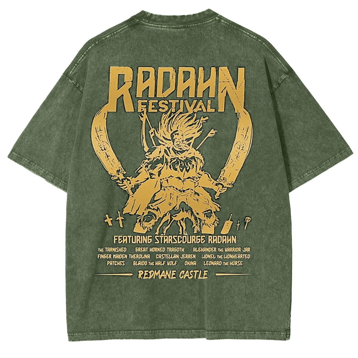Starscourge Radahn Elden Ring Vintage Washed Unisex T-Shirt