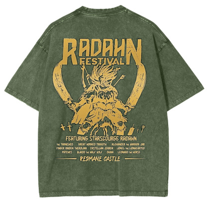 Starscourge Radahn Elden Ring Vintage Washed Unisex T-Shirt