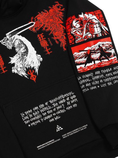 Berserk Blk Oversize Hoodie