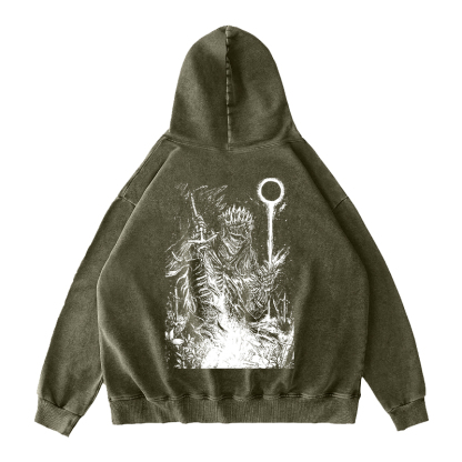 Dark Souls v2 Unisex Washed Hoodie