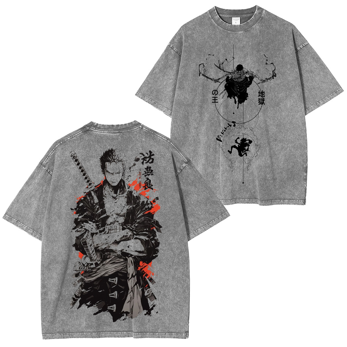 Roronoa Zoro One Piece Washed T-shirt/Crewneck/Hoodie
