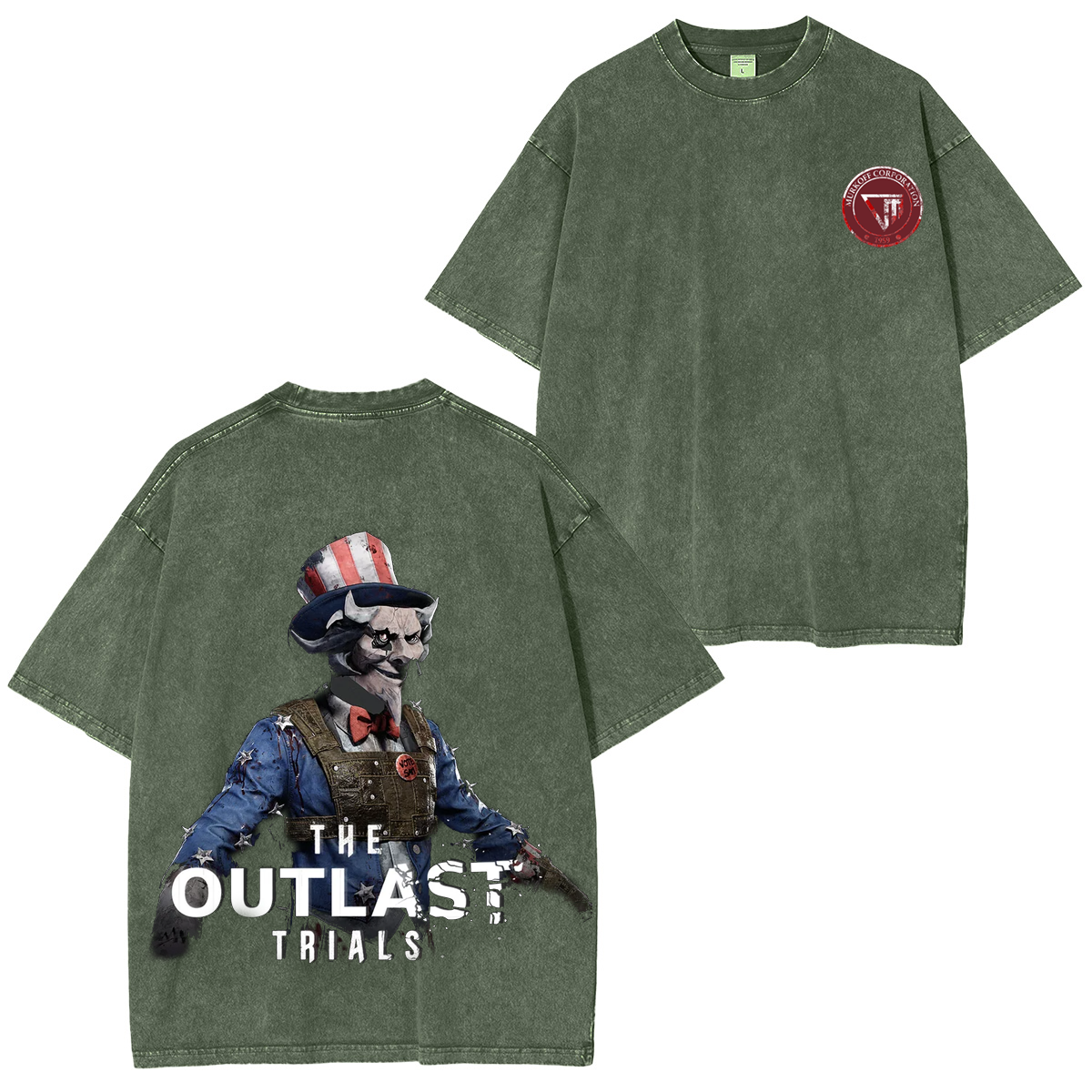 The Outlast Trials Unisex Washed T-shirt/Crewneck/Hoodie