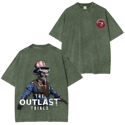 The Outlast Trials Unisex Washed T-shirt/Crewneck/Hoodie