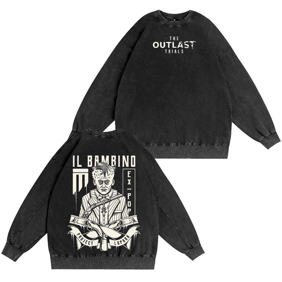 Outlast Trials Vintage Washed T-shirt/Crewneck/Hoodie
