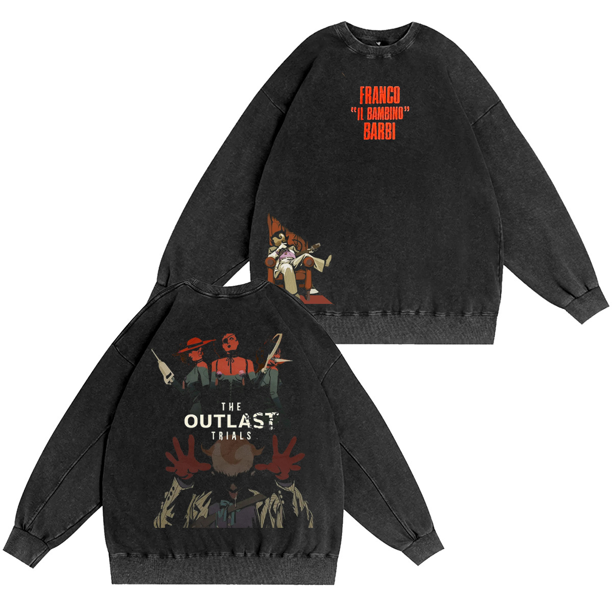 The Outlast Trials Vintage Washed T-shirt/Crewneck/Hoodie