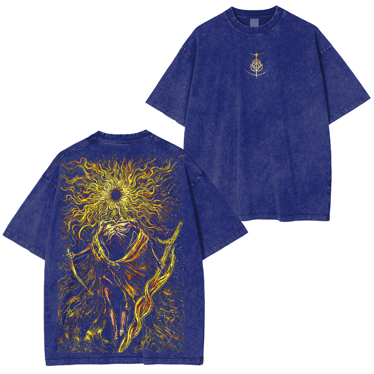 The Lord of Frenzied Flame Elden Ring Unisex Washed T-Shirt